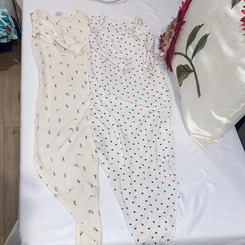 Starting Out Cream Sleep Sacks with Fun Patterns
